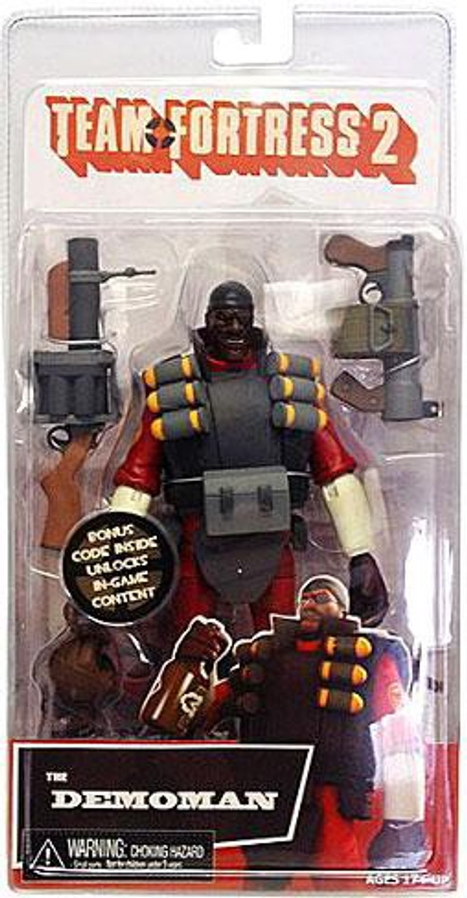 NECA Team Fortress 2 RED Series 1 The Demoman Action Figure