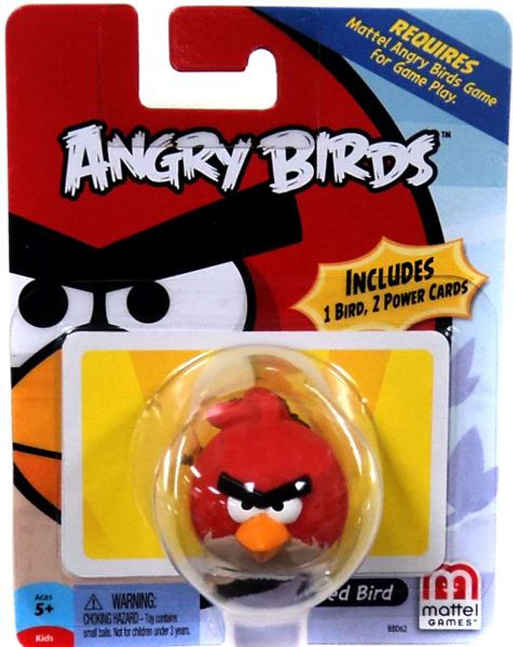 Mattel Angry Birds Game Red Bird Mini Figure
