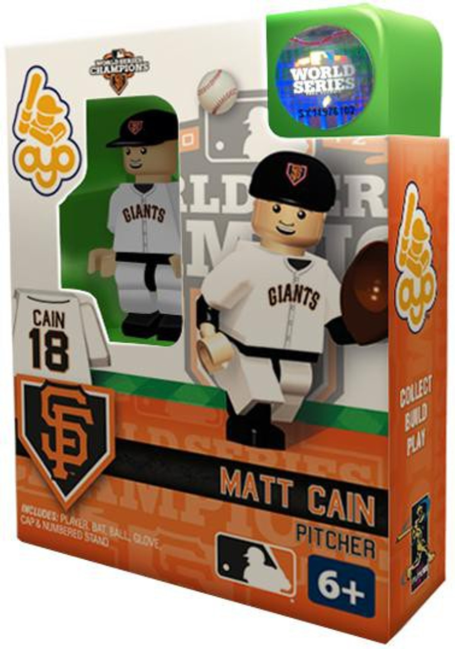 San Francisco Giants MLB 2012 World Series Champions Matt Cain Minifigure