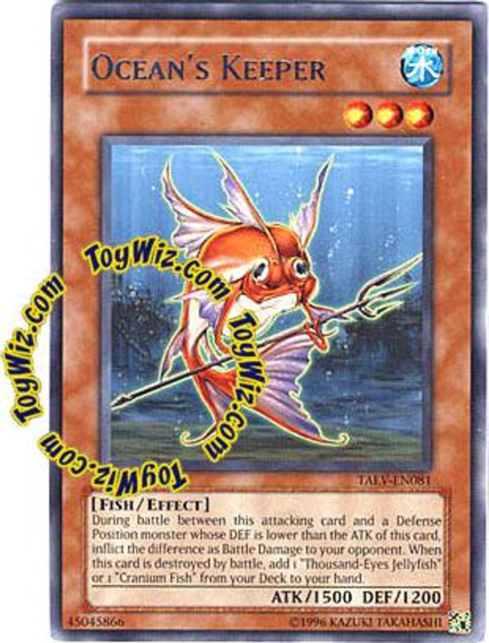 YuGiOh GX Tactical Evolution Rare Ocean's Keeper TAEV-EN081