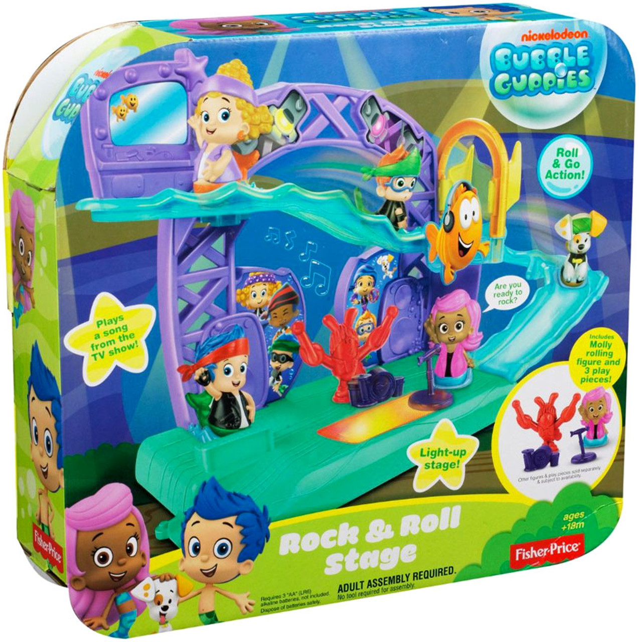 Fisher Price Bubble Guppies Rock & Roll Stage Playset