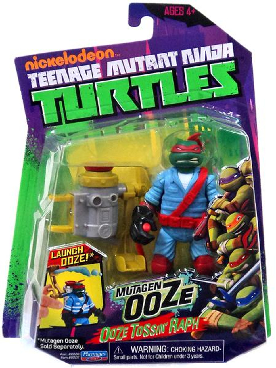 Teenage Mutant Ninja Turtles Nickelodeon Mutagen Ooze Ooze Tossin' Raph Action Figure