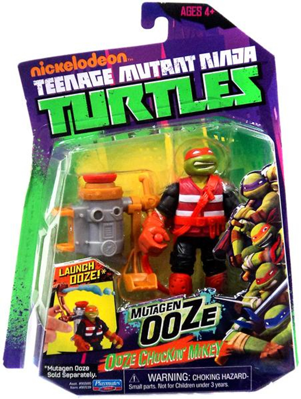 Teenage Mutant Ninja Turtles Nickelodeon Mutagen Ooze Ooze Chuckin' Mikey Action Figure