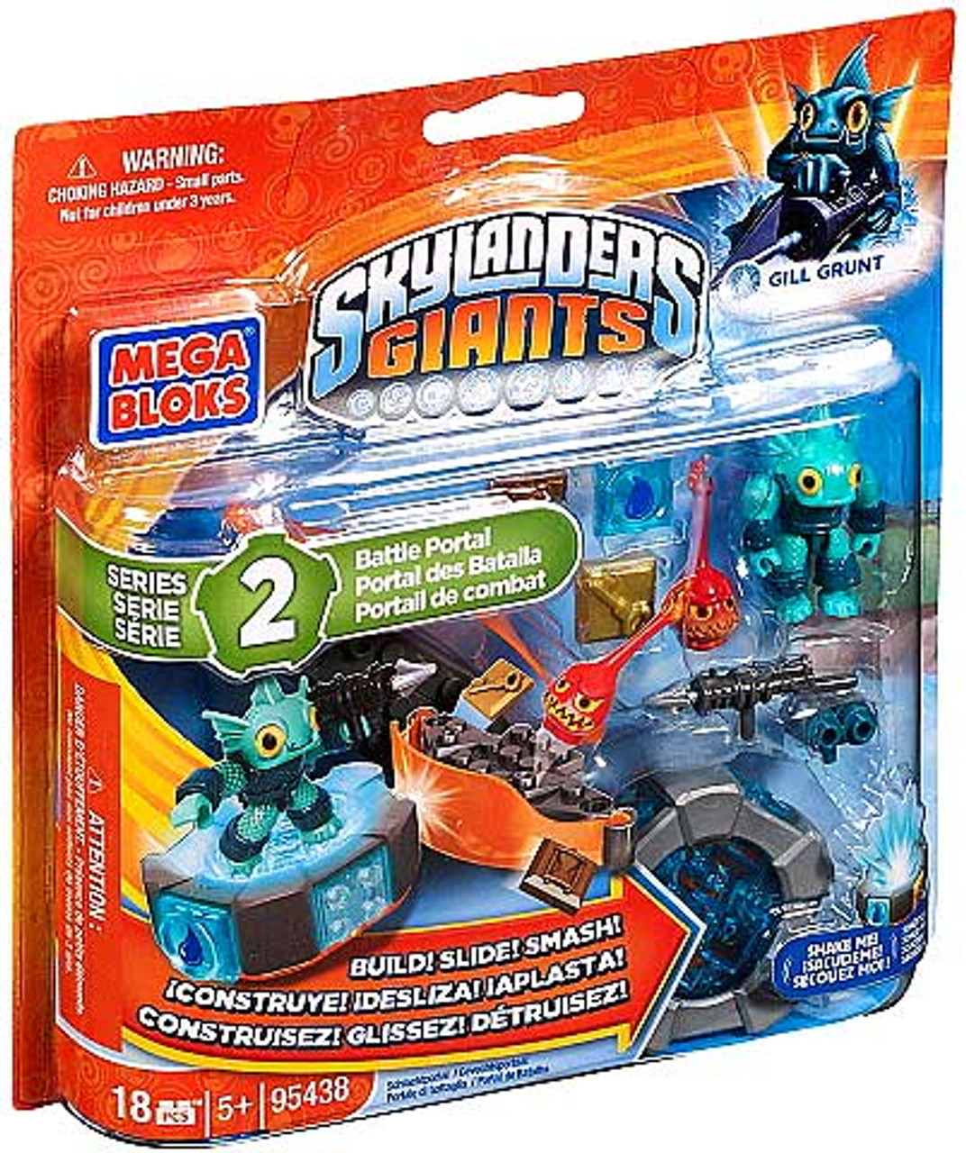 Mega Bloks Skylanders Giants Gill Grunt Battle Portal Set #95438