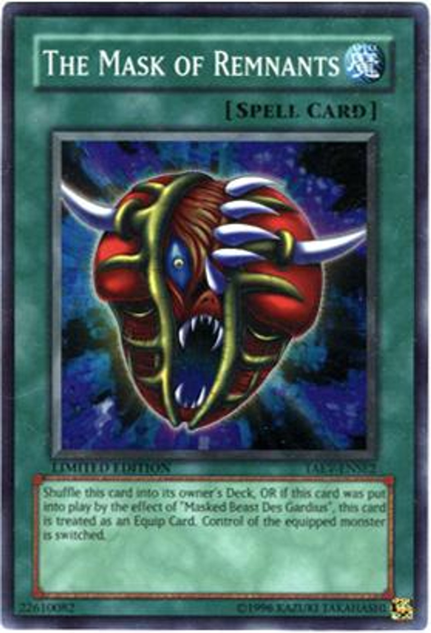 YuGiOh GX Tactical Evolution Special Edition Super Rare The Mask of Remnants TAEV-ENSE2