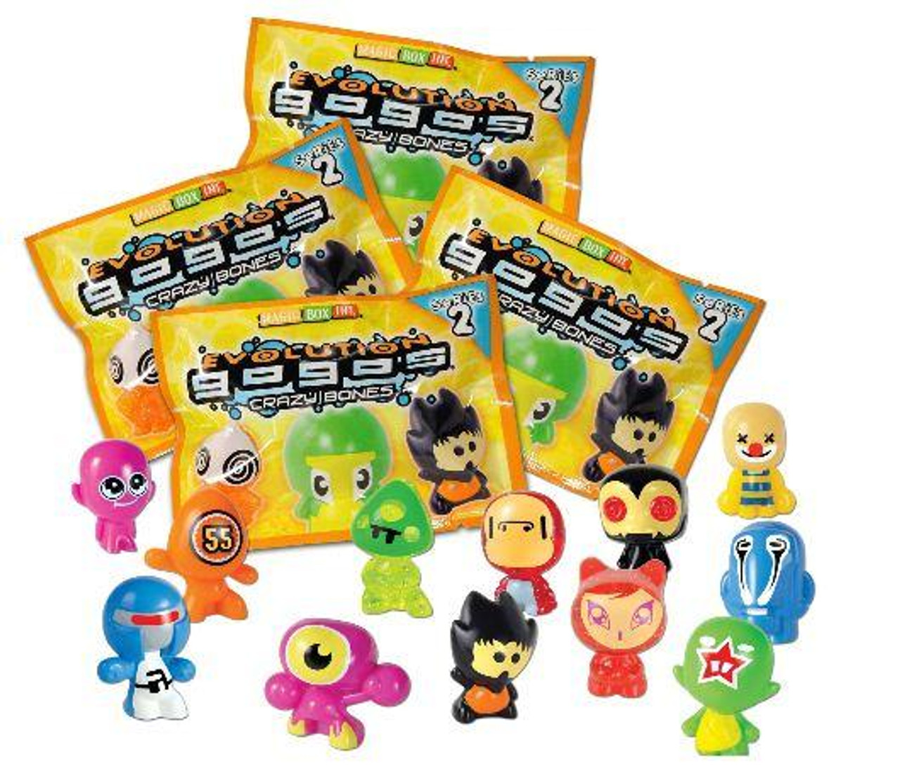 Crazy Bones Gogo's Series 2 Evolution Lot of 4 Booster Packs