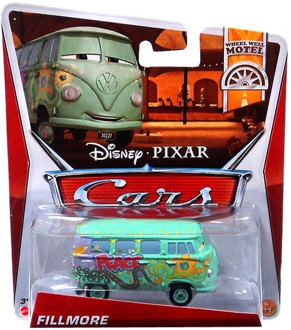 Disney Cars Series 3 Fillmore Diecast Car