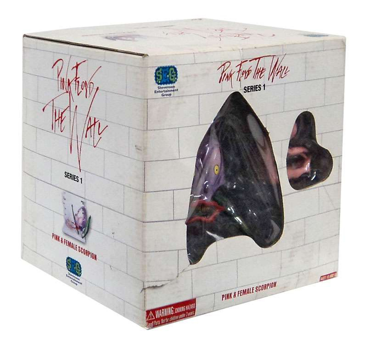 Pink Floyd The Wall Pink & Female Scorpion Vinyl Figure Set