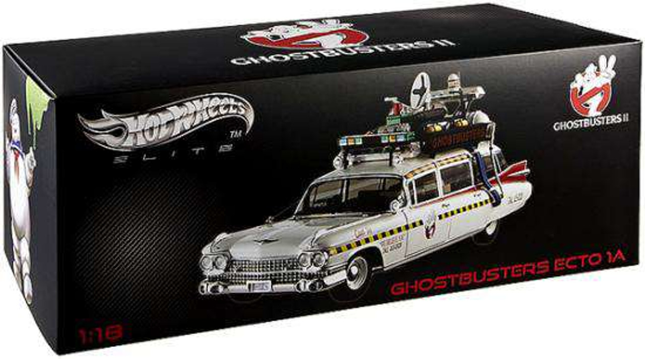 Ghostbusters 2 Hot Wheels Elite Ecto 1A Diecast Vehicle