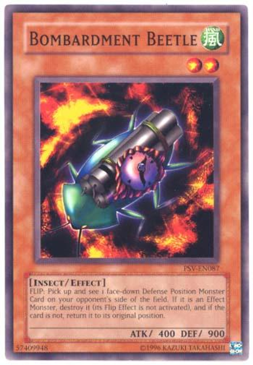 YuGiOh Pharaoh's Servant Common Bombardment Beetle PSV-087