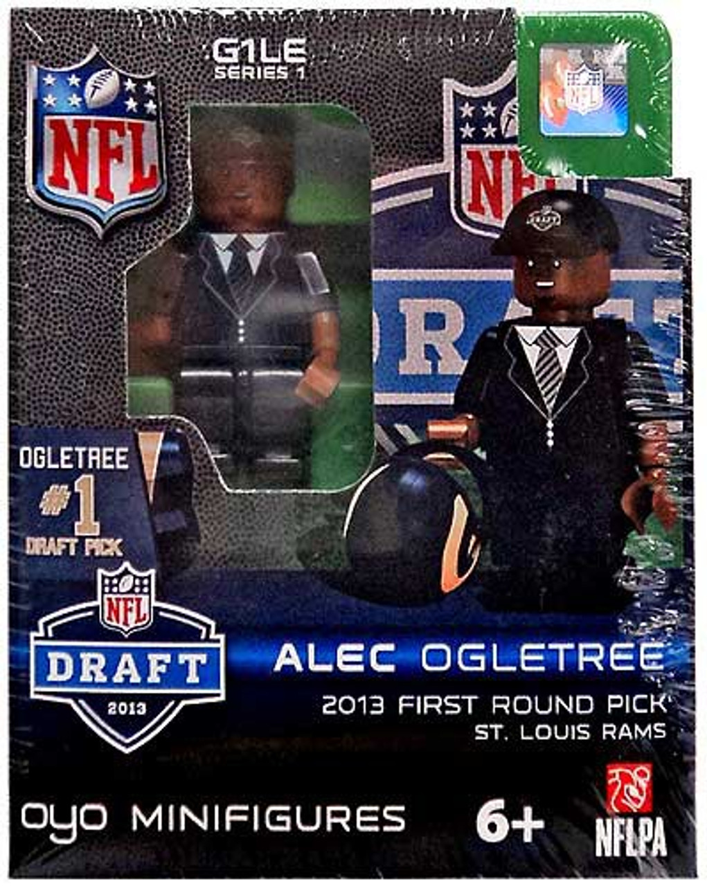 St. Louis Rams NFL 2013 Draft First Round Picks Alec Ogletree Minifigure