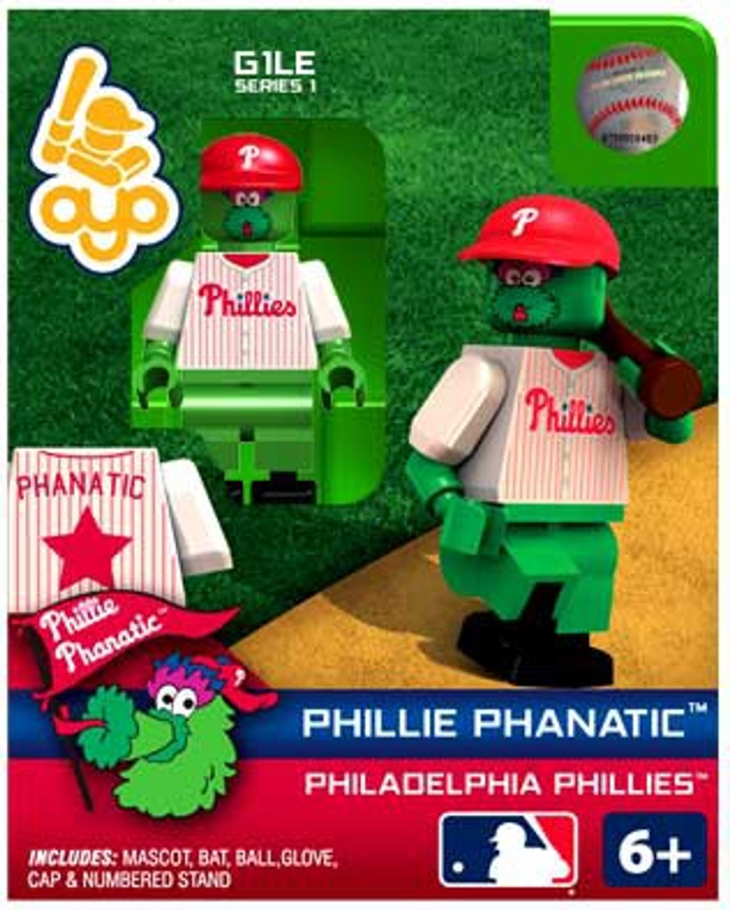 Philidelphia Phillies MLB Generation 1 Series 1 Phillie Phanatic Minifigure