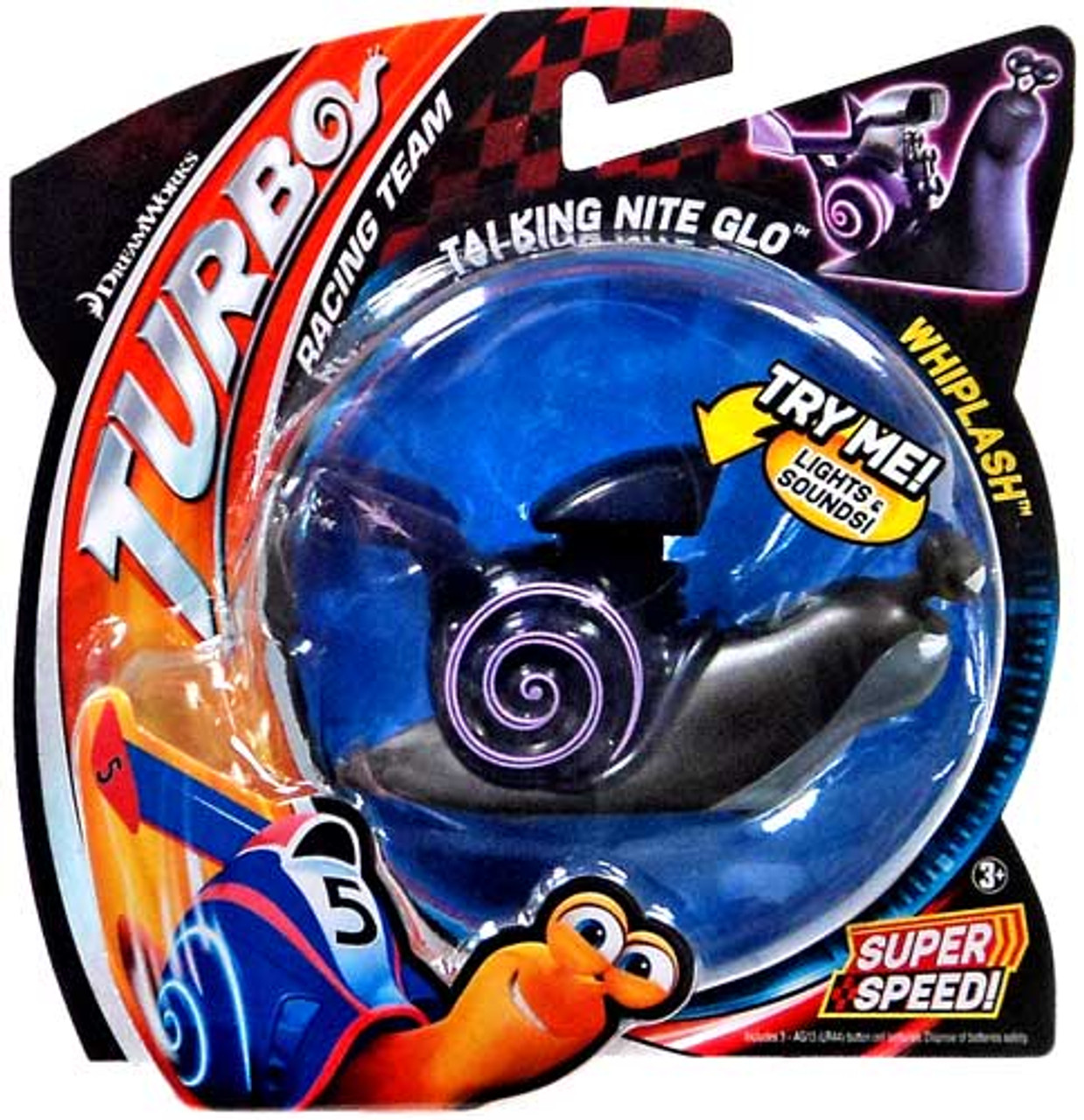 Turbo Talking Nite Glo Whiplash Figure
