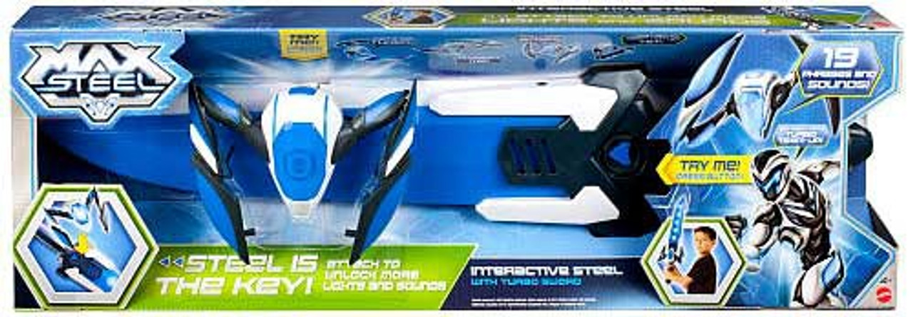 Max Steel Interactive Steel with Turbo Sword Roleplay Toy