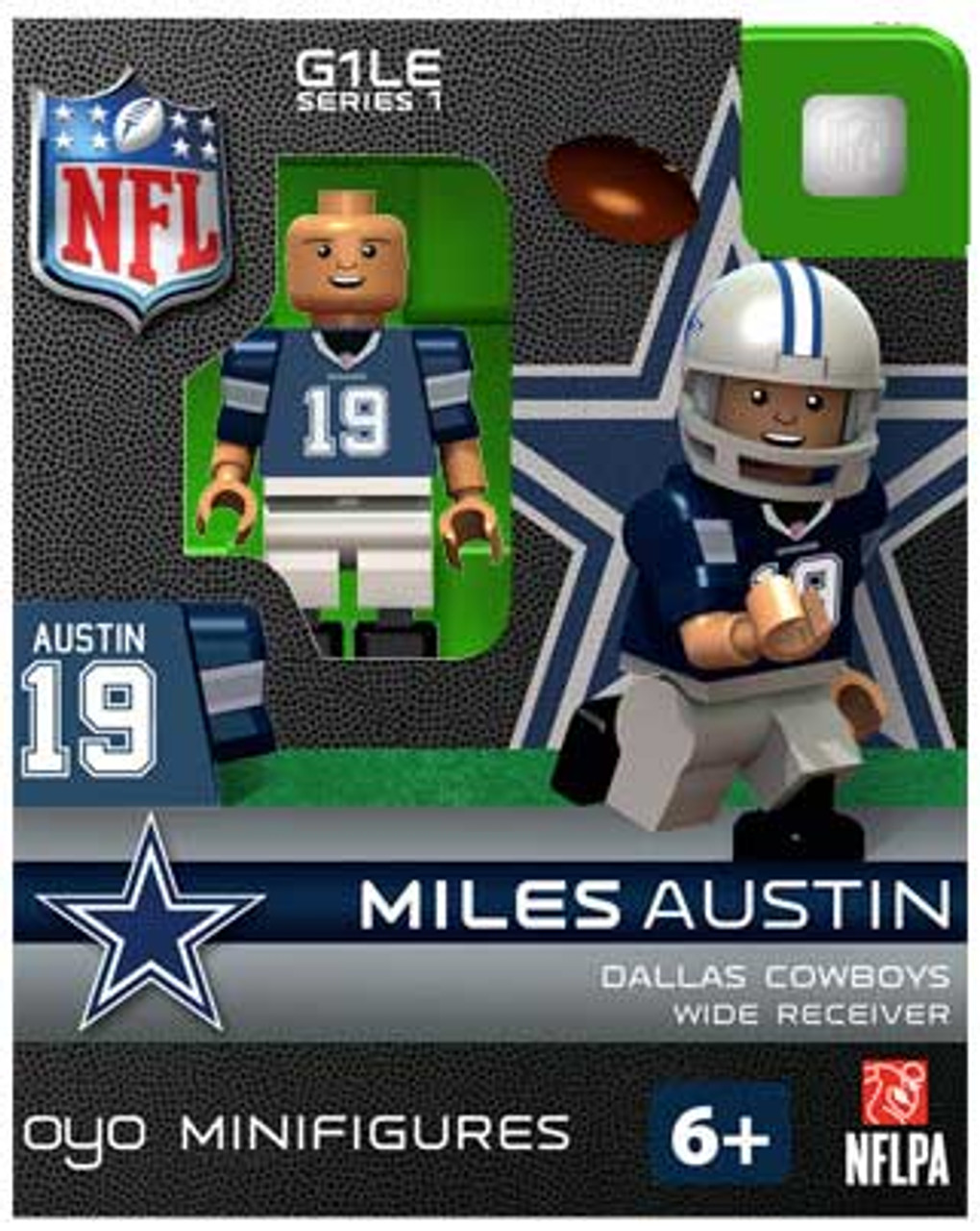 Dallas Cowboys NFL Generation 1 Series 1 Miles Austin Minifigure