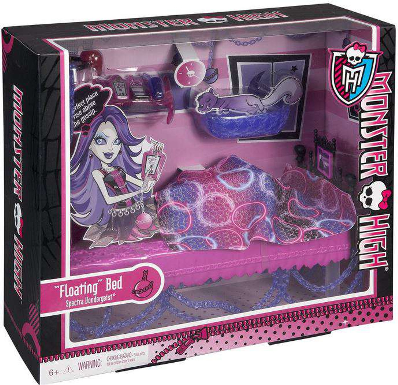 Monster High Spectra Vondergeist "Floating" Bed 10.5-Inch
