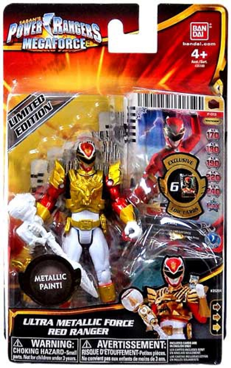 Power Rangers Megaforce Ultra Metallic Force Red Ranger Action Figure