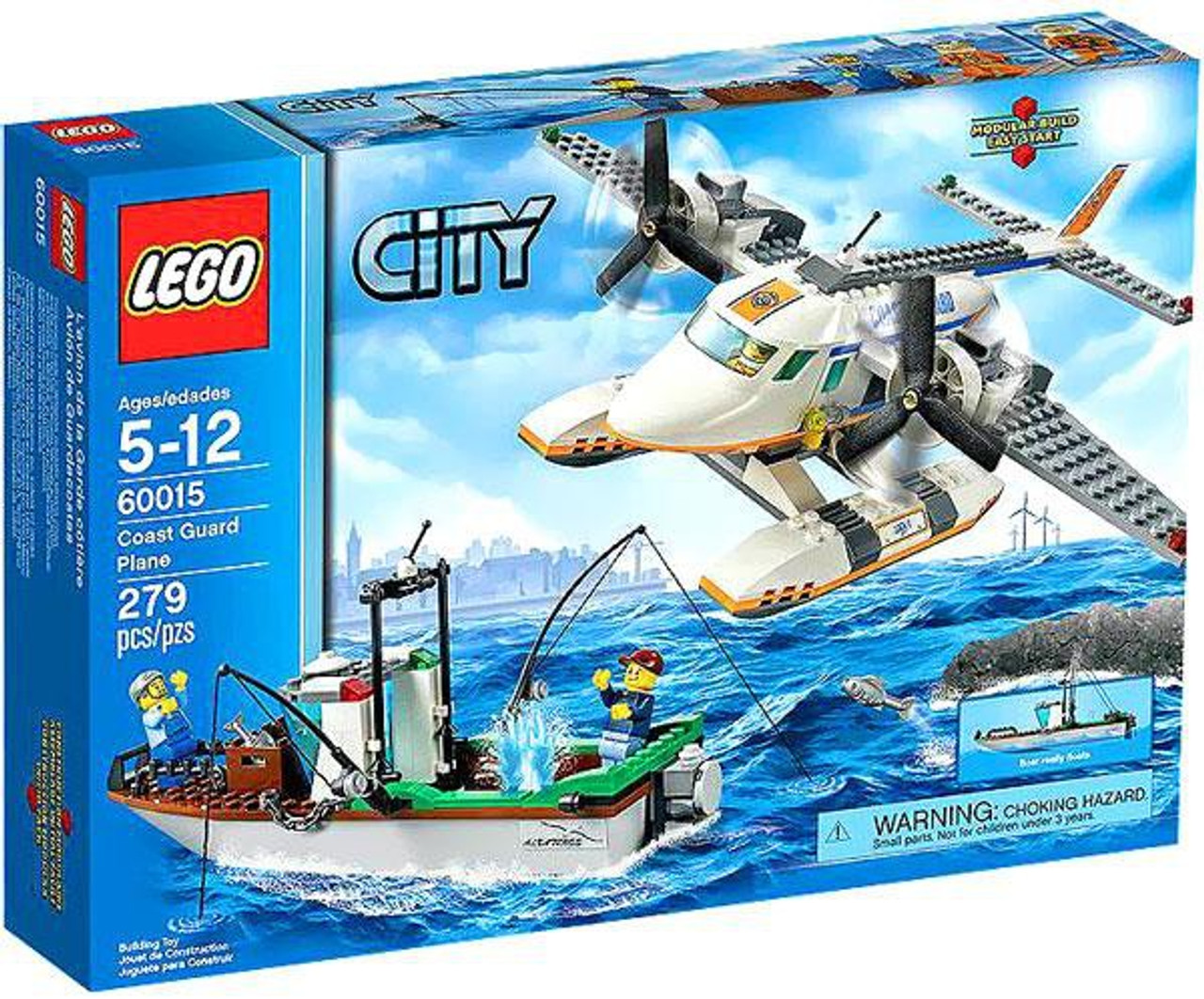 LEGO City Coast Guard Plane Exclusive Set #60015