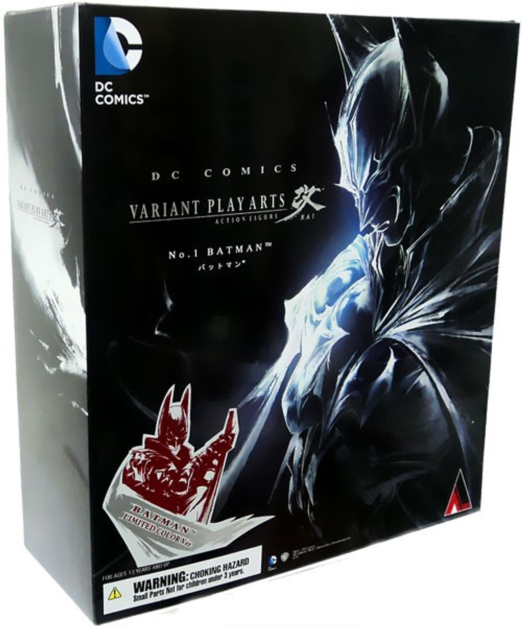 DC Play Arts Kai Variant Red Batman Exclusive Action Figure #01
