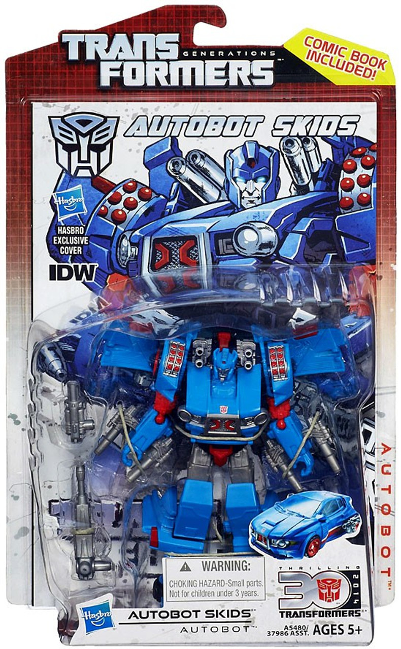 Transformers Generations 30th Anniversary Deluxe IDW Autobot Skids Deluxe Action Figure