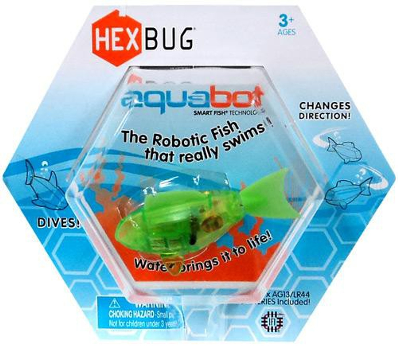 Hexbug Aquabot Green Fish 3-Inch Electronic Pet