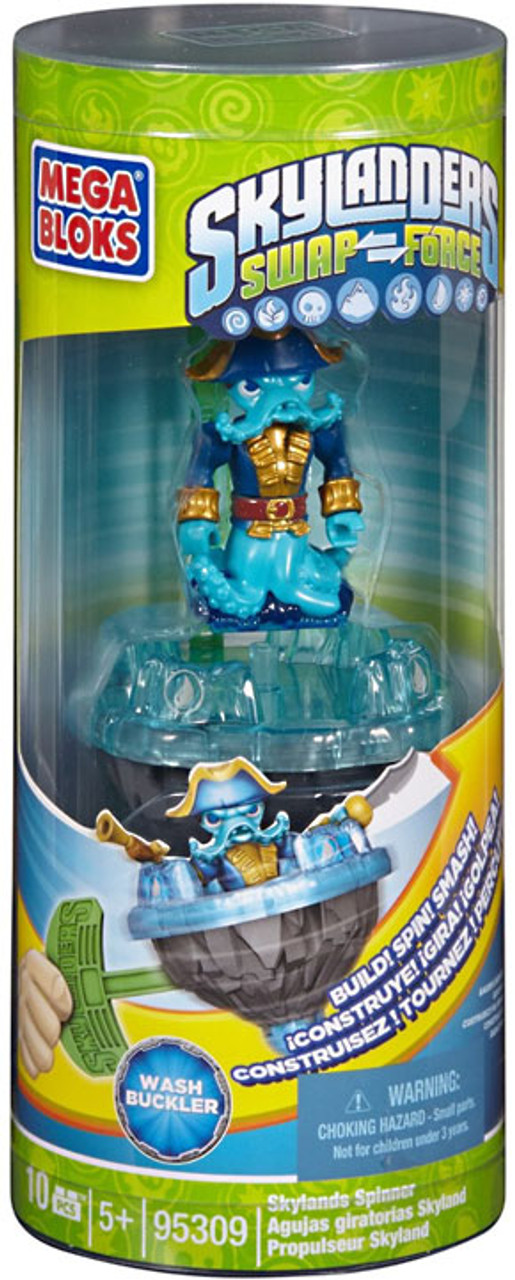Mega Bloks Skylanders Swap Force Skylands Spinners Skylands Spinner Wash Buckler Set #95309