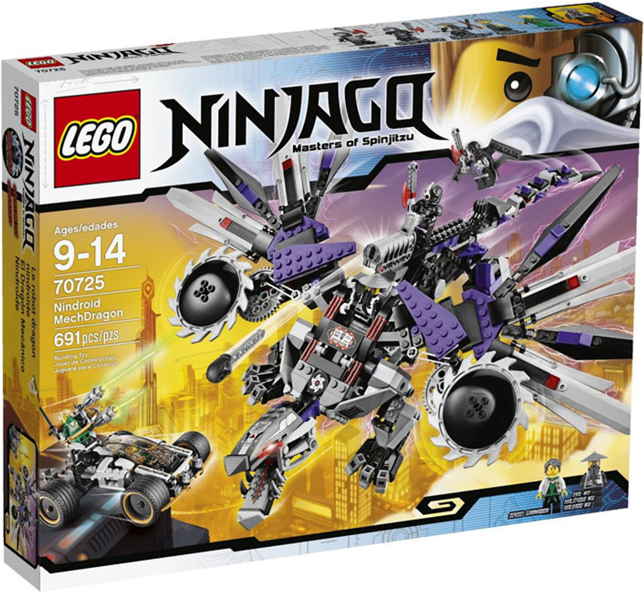LEGO Ninjago Rebooted Nindroid MechDragon Set #70725