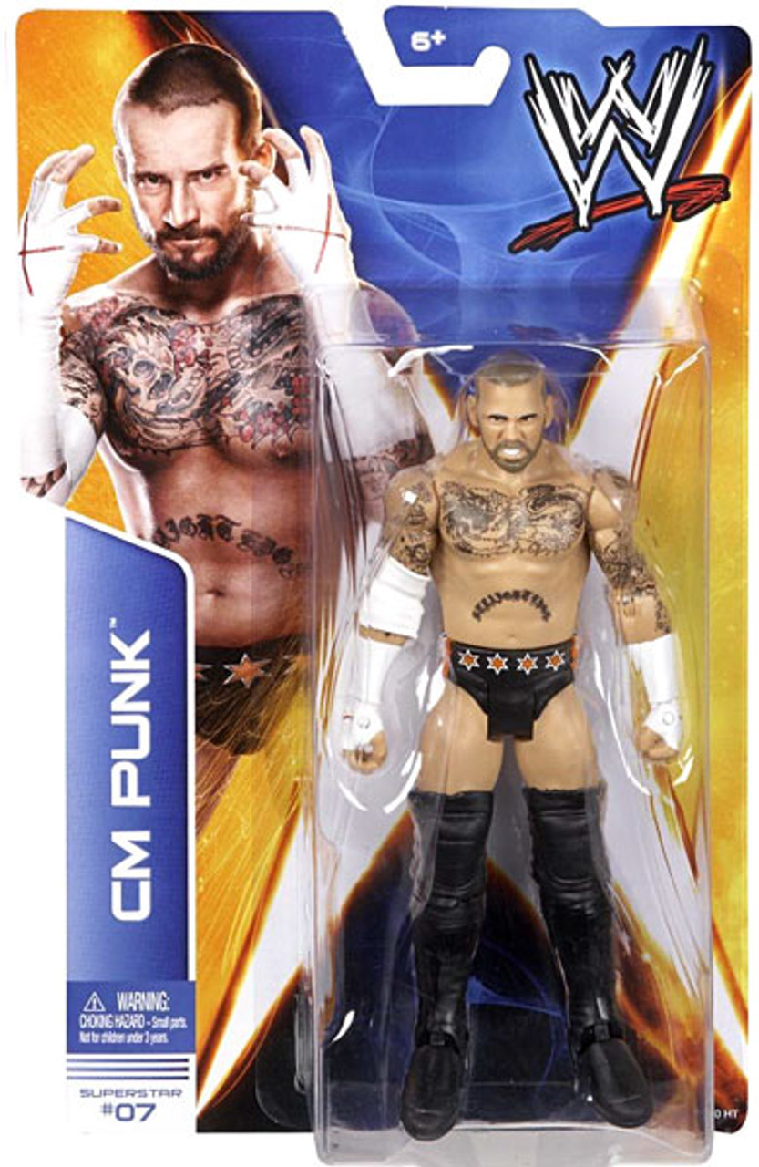 WWE Wrestling Series 36 CM Punk Action Figure #7