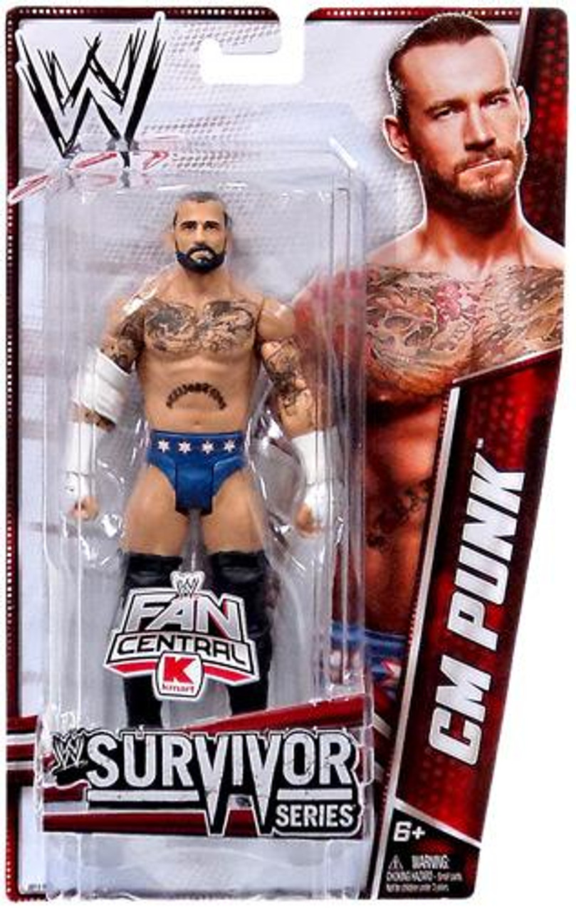 WWE Wrestling Survivor Series CM Punk Exclusive Action Figure
