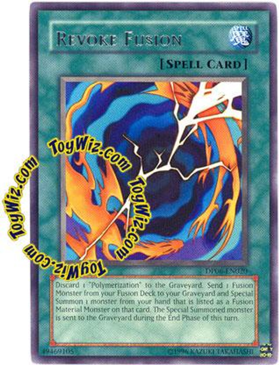 YuGiOh GX Duelist Pack Jaden Yuki 3 Rare Revoke Fusion DP06-EN020