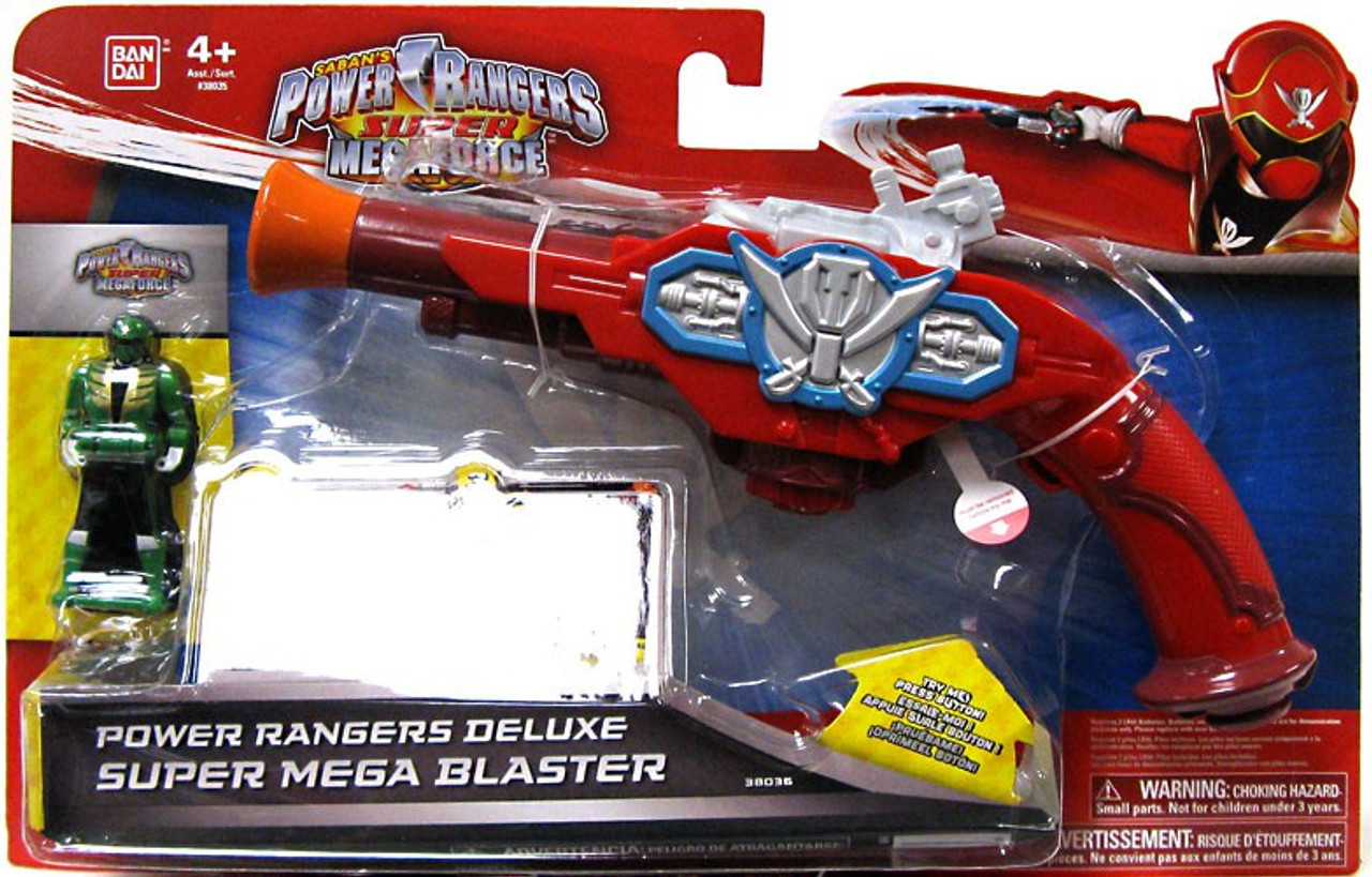 Super Megaforce Power Rangers Deluxe Super Mega Blaster Roleplay Toy