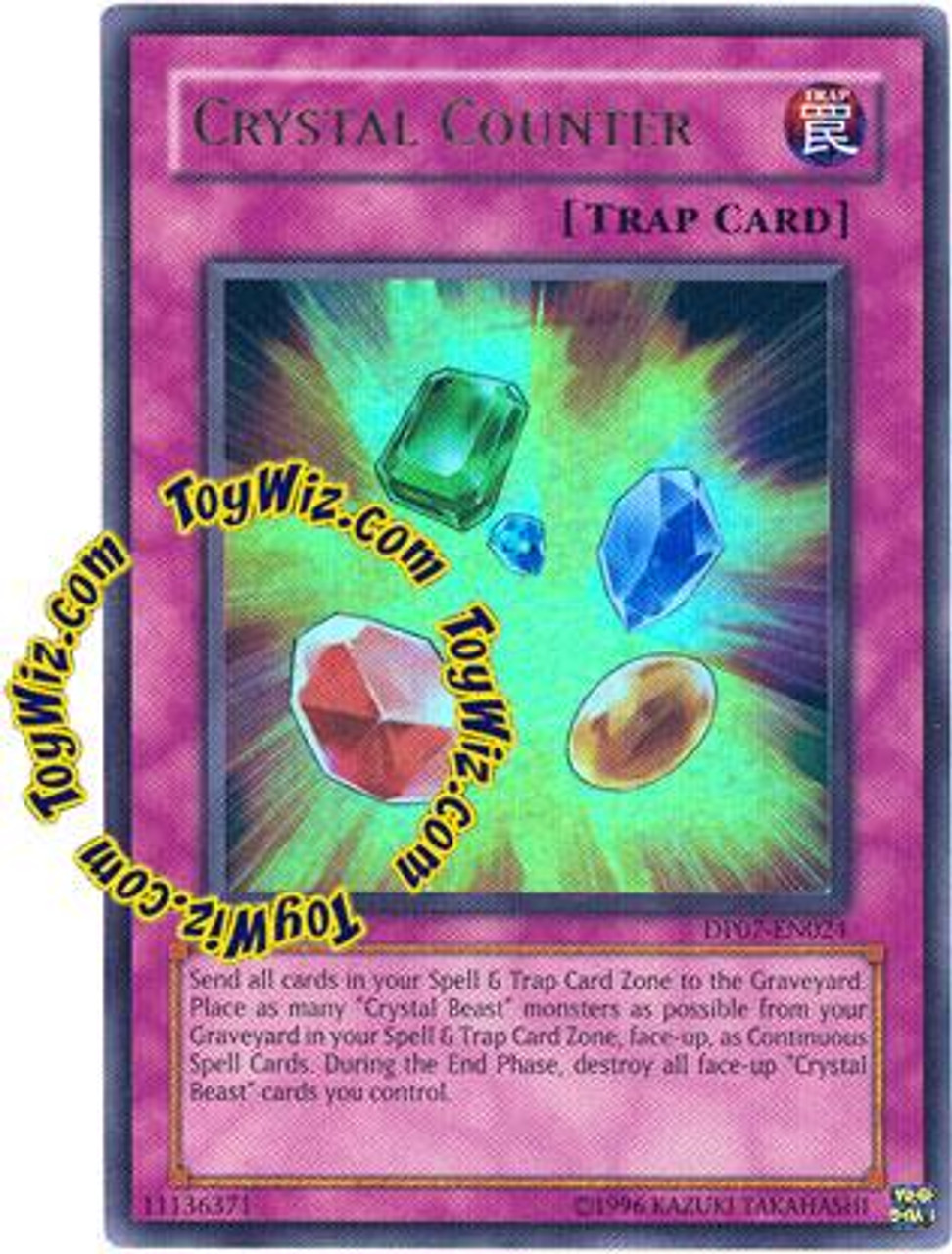 YuGiOh GX Duelist Pack Jesse Anderson Ultra Rare Crystal Counter DP07-EN024