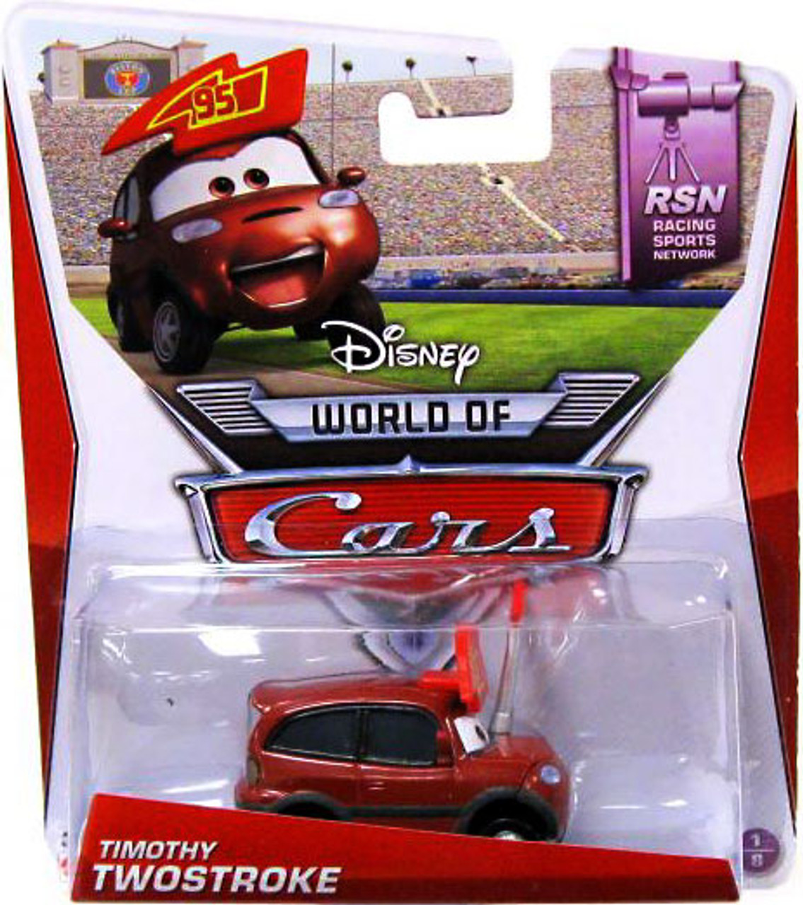 Disney Cars The World of Cars Series 2 Timothy Twostroke Diecast Car #1 of 8