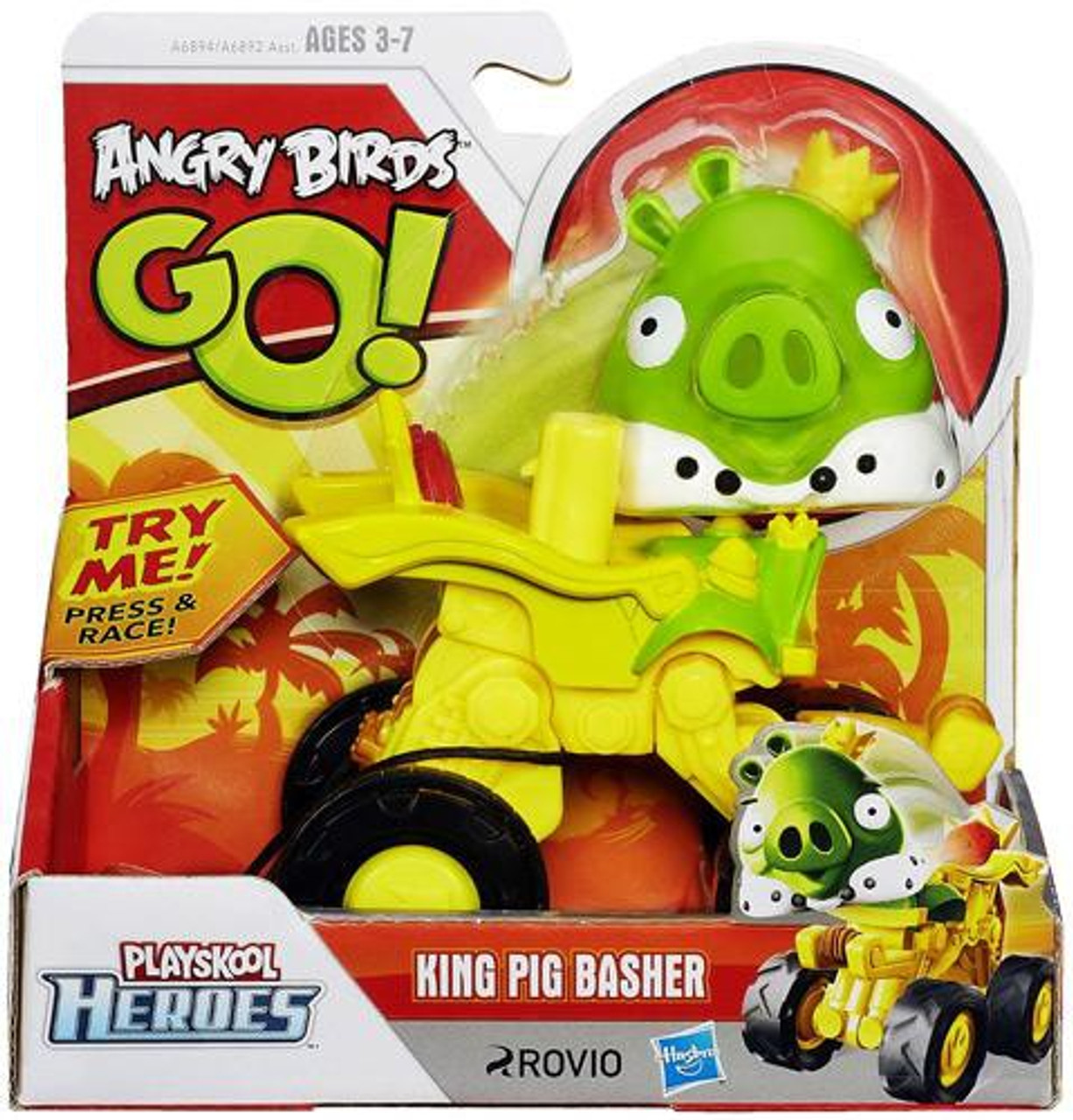 Angry Birds GO! Playskool Heroes King Pig Basher Mini Figure