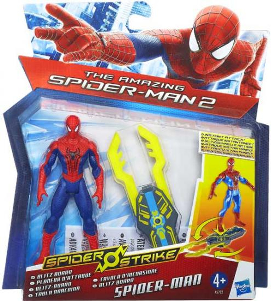 The Amazing Spider-Man 2 Spider Strike Blitz Board Spider-Man Action Figure