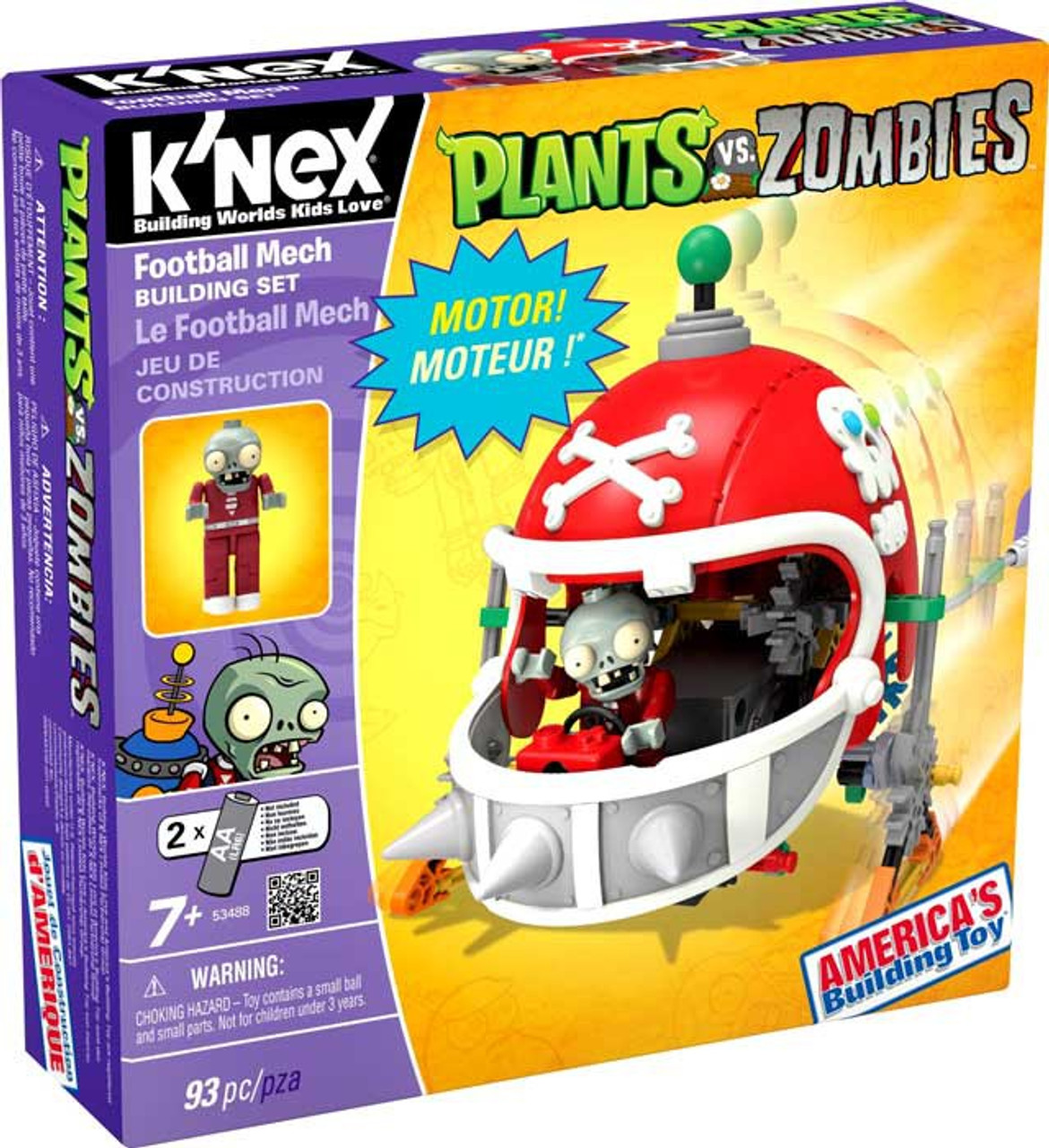 K'NEX Plants vs. Zombies Football Mech Set #53488