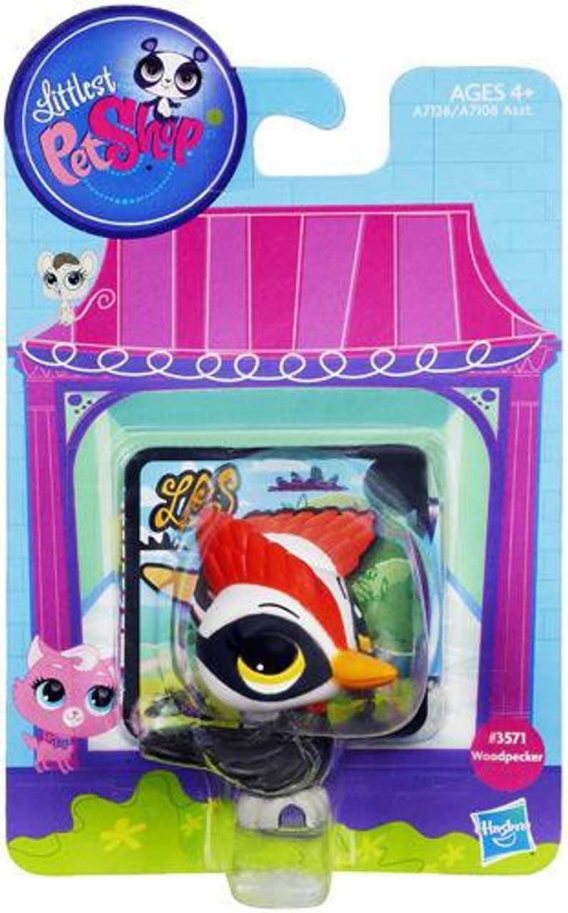 Littlest Pet Shop Bobble In Style Woodpecker Figure #3571