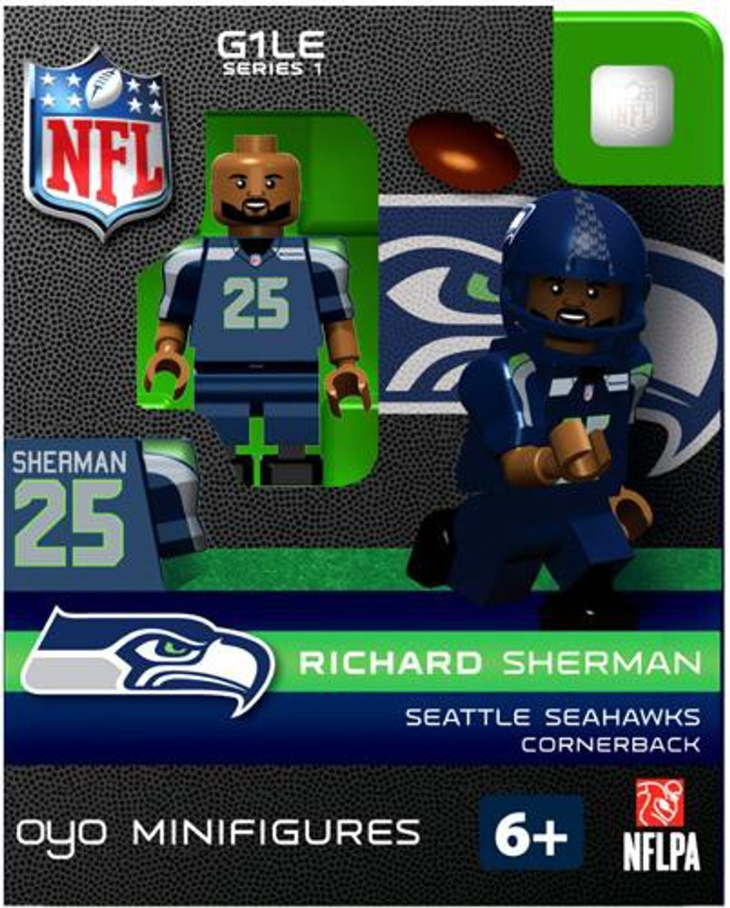 Seattle Seahawks NFL Generation 1 Series 1 Richard Sherman Minifigure