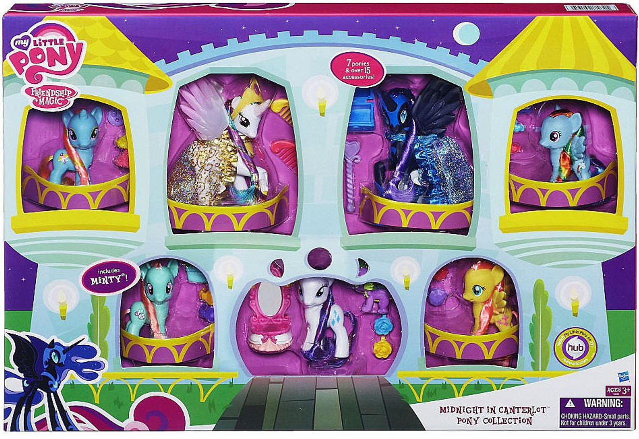 My Little Pony Friendship is Magic Midnight in Canterlot Pony Collection Exclusive Mini Figure 8-Pack