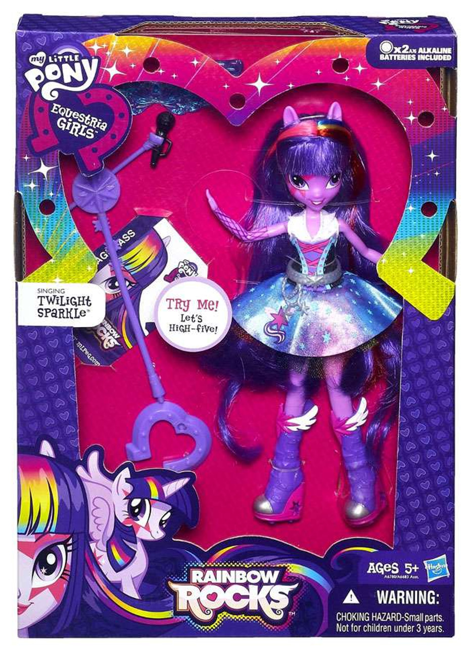 My Little Pony Equestria Girls Rainbow Rocks Deluxe Singing Twilight Sparkle 9-Inch Doll