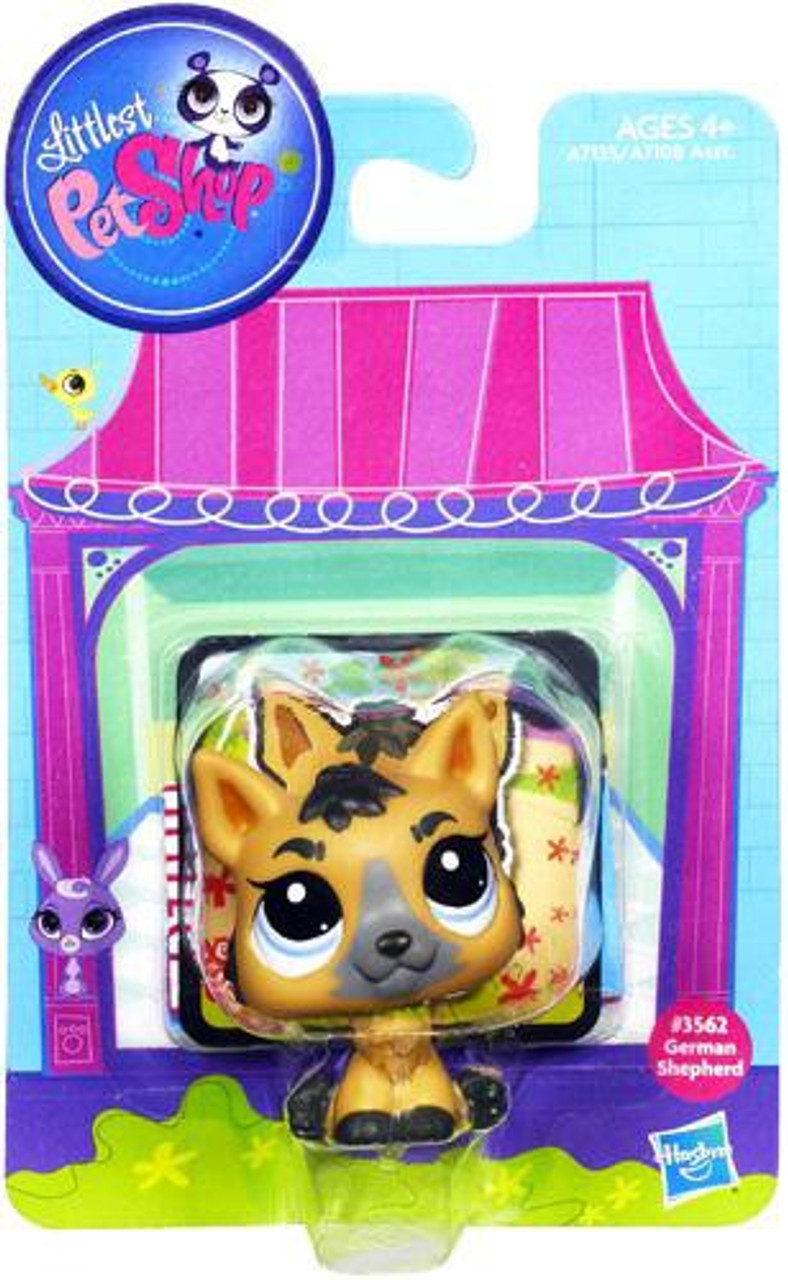 Littlest Pet Shop Bobble In Style German Shepherd Figure #3562