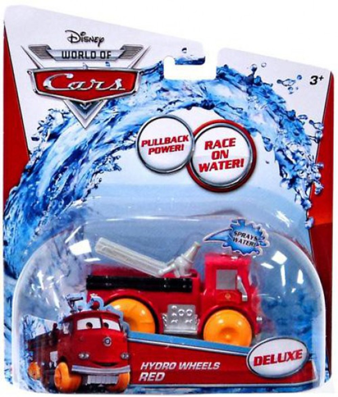 Disney Cars The World of Cars Hydro Wheels Red Plastic Car