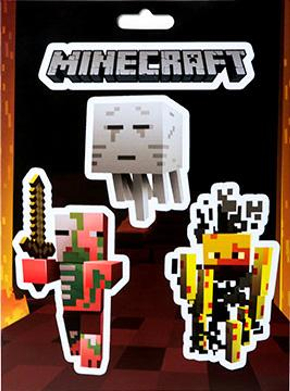 Minecraft Mobs Nether Sticker Pack