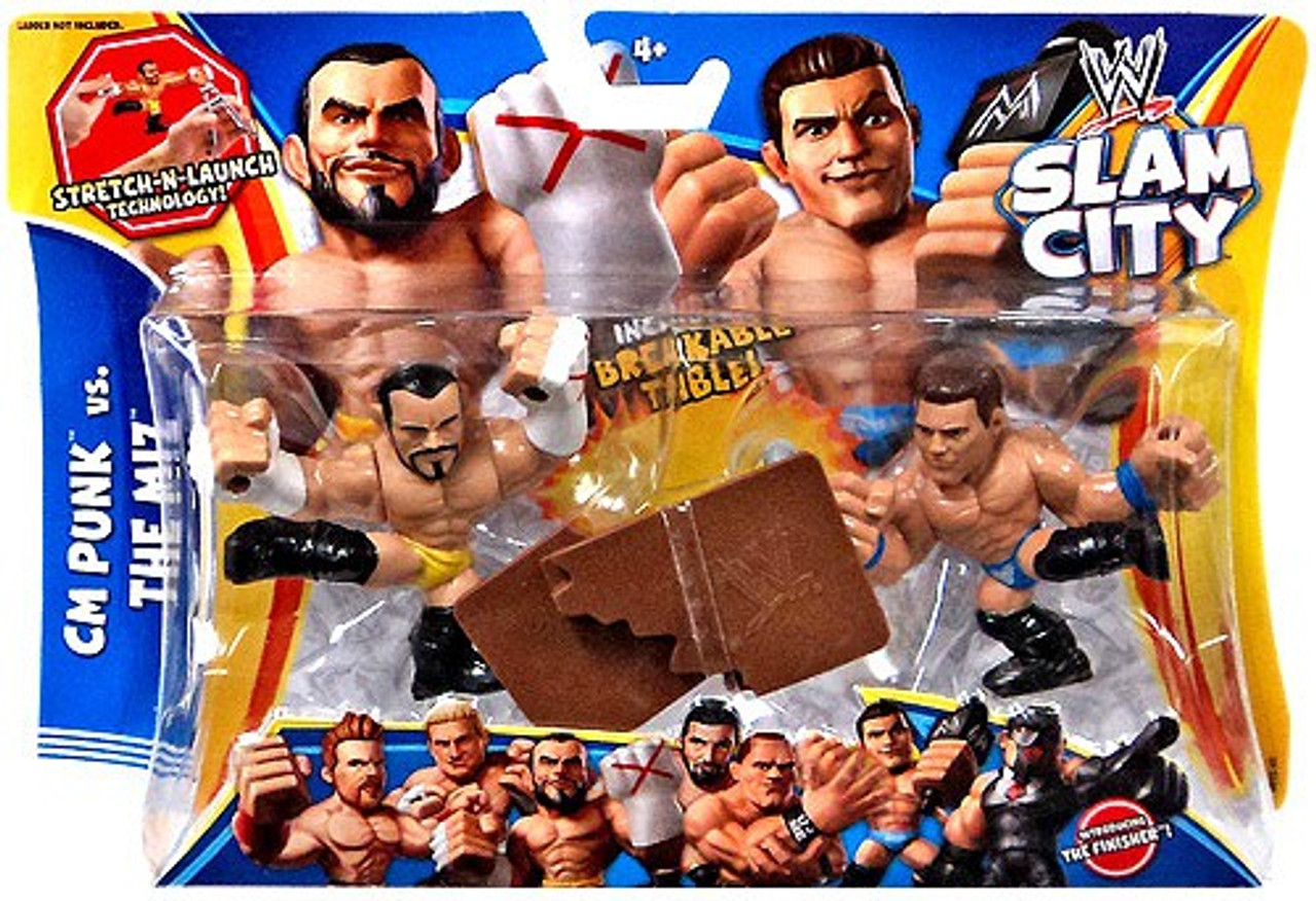 WWE Wrestling Slam City CM Punk & The Miz Action Figure 2-Pack