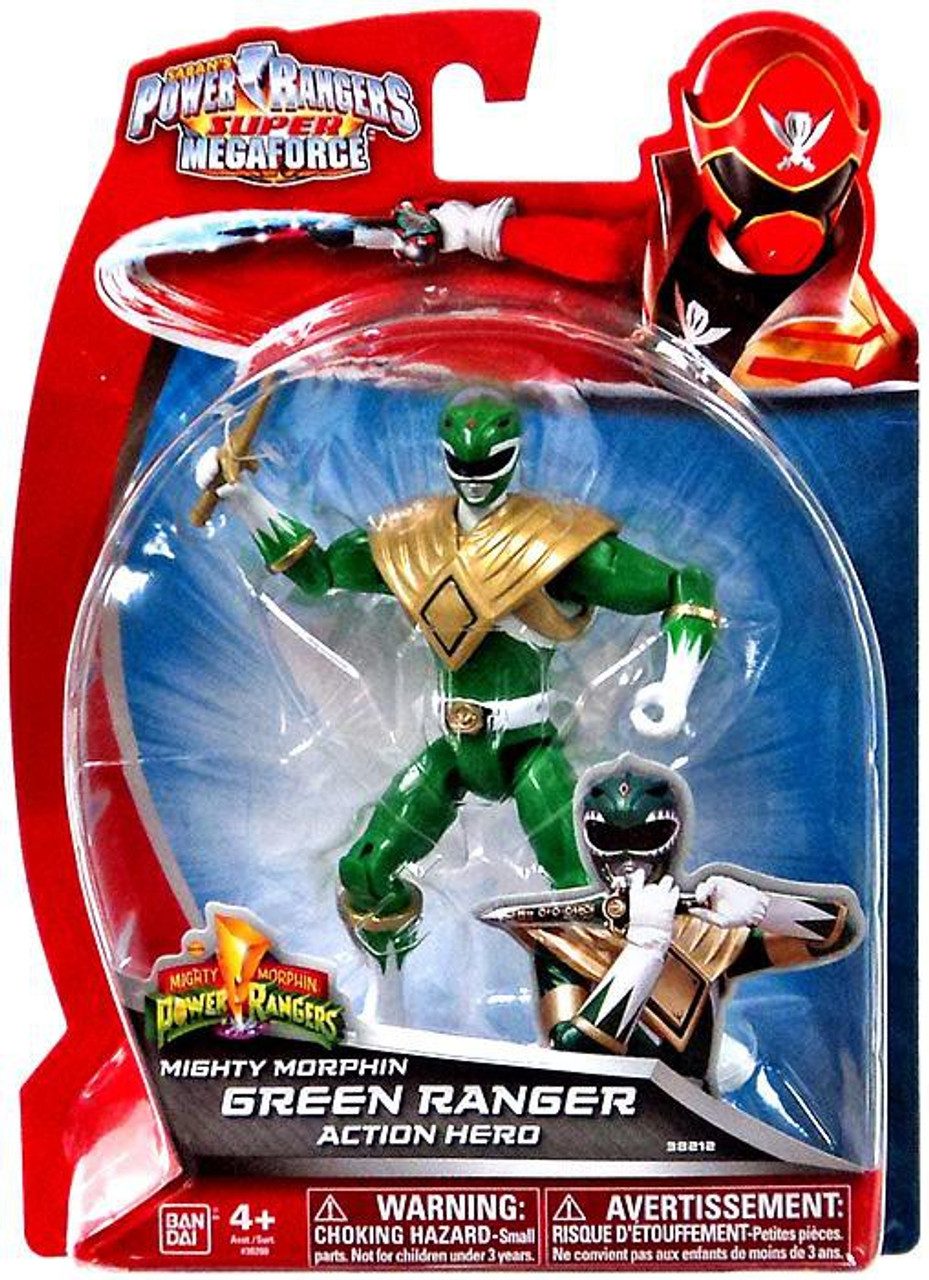 Power Rangers Super Megaforce Mighty Morphin Green Ranger Action Hero Action Figure