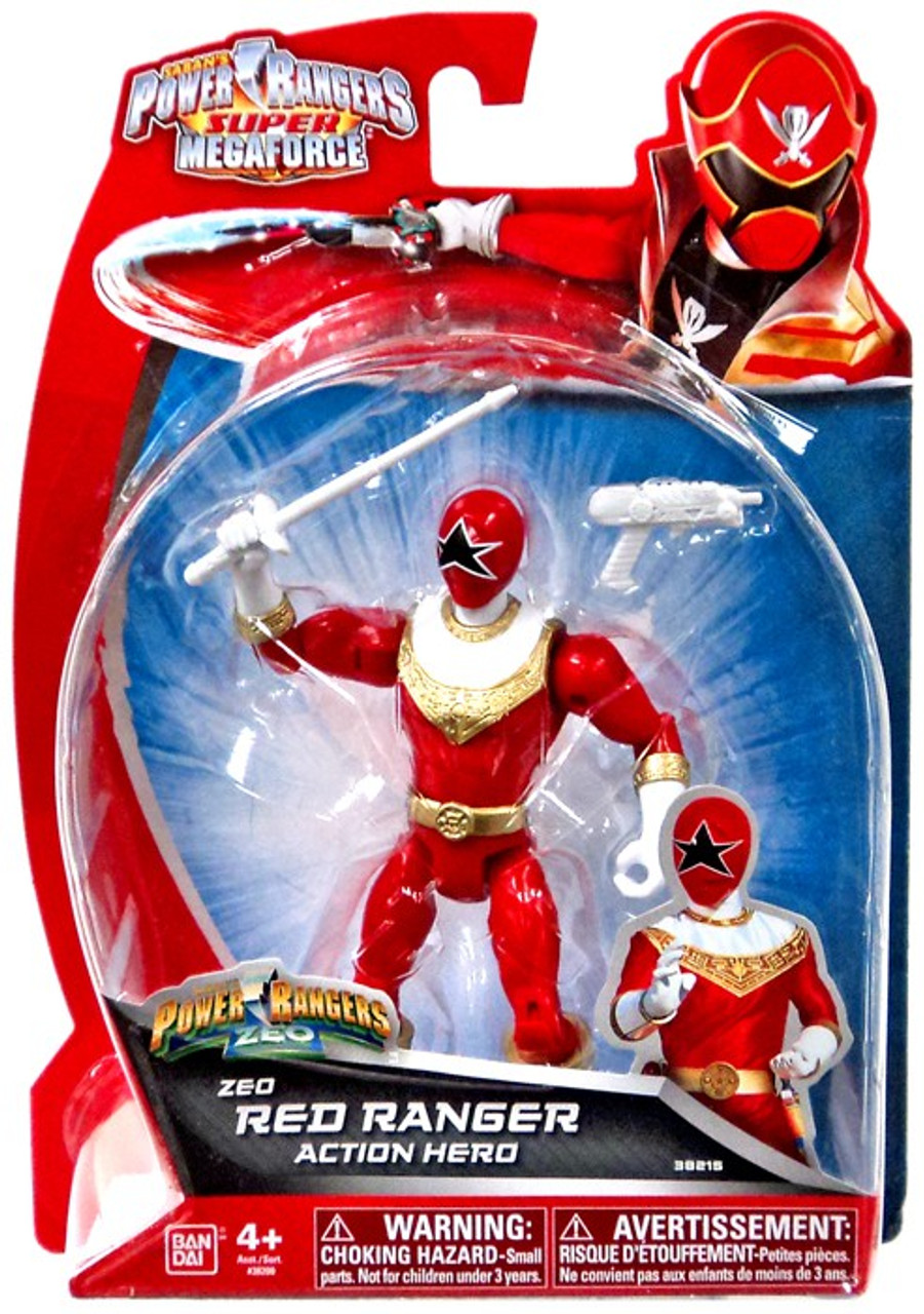 Power Rangers Super Megaforce Zeo Red Ranger Action Hero Action Figure