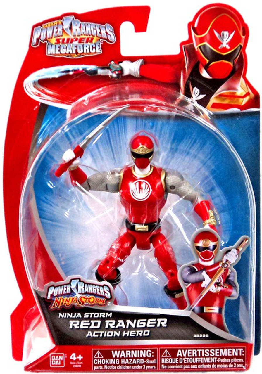 Power Rangers Super Megaforce Ninja Storm Red Ranger Action Hero Action Figure