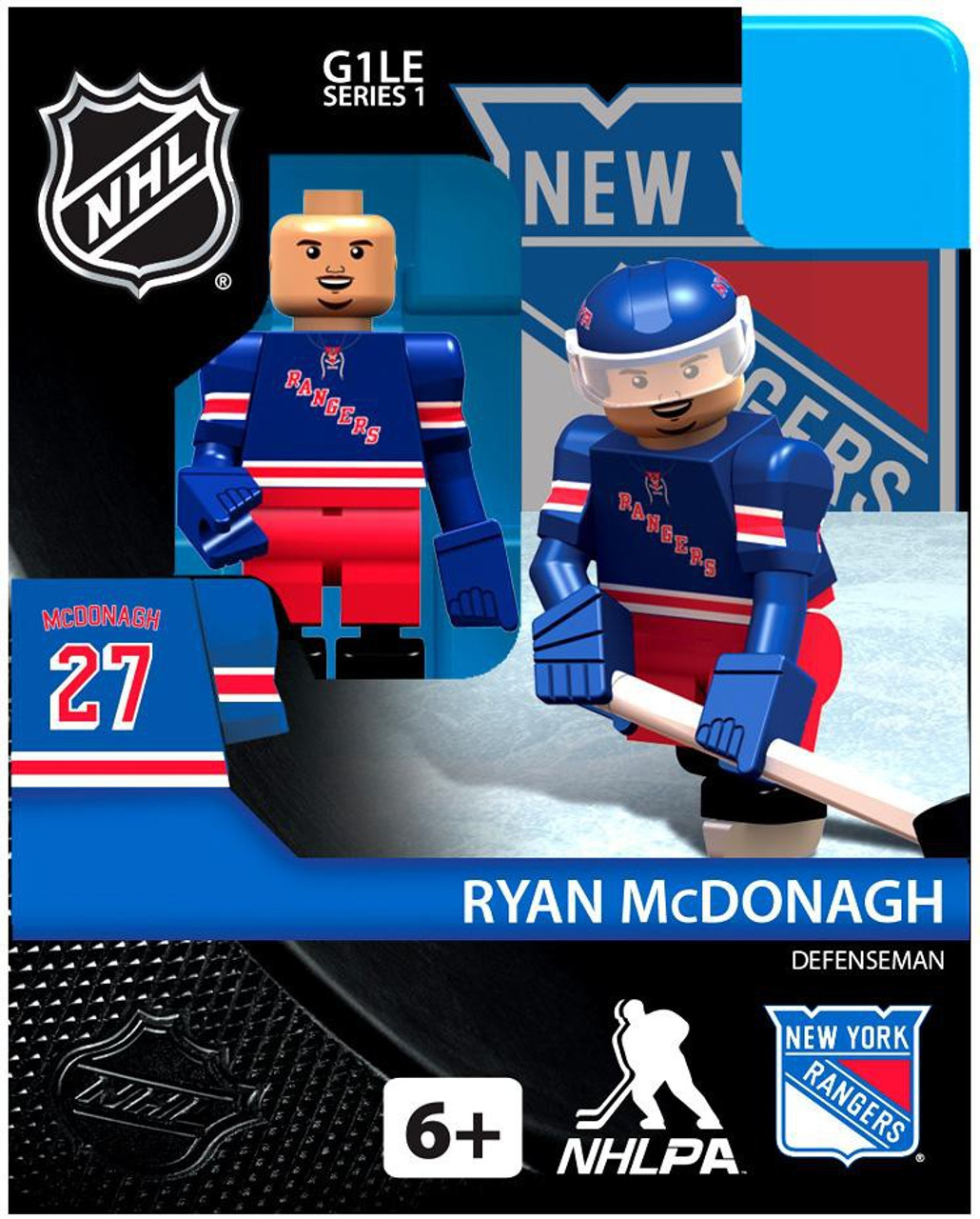 New York Rangers NHL Hockey Generation 1 Series 1 Ryan McDonagh Minifigure