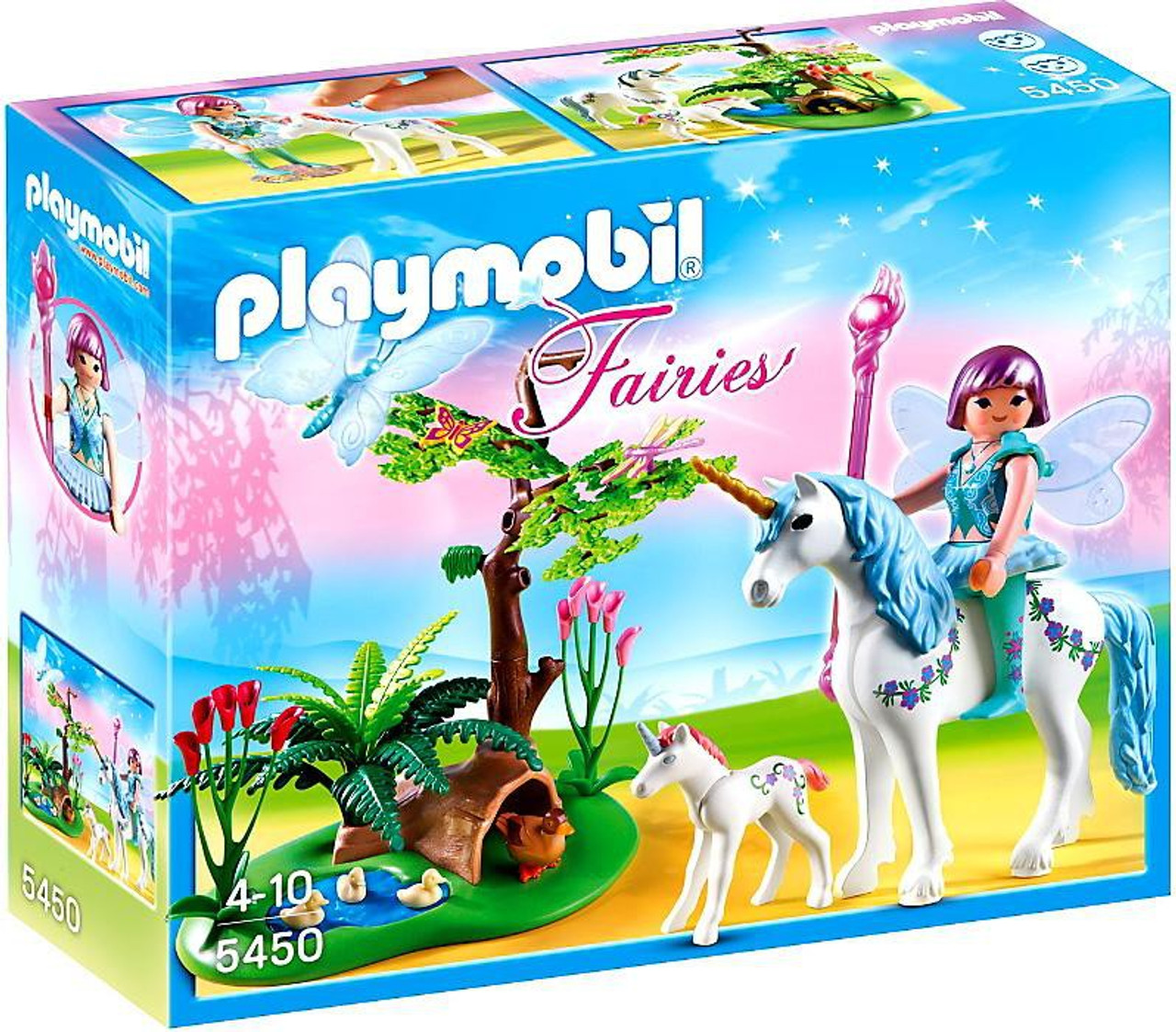 Playmobil Fairies Fairy Aquarella in the Unicorn Meadow Set #5450