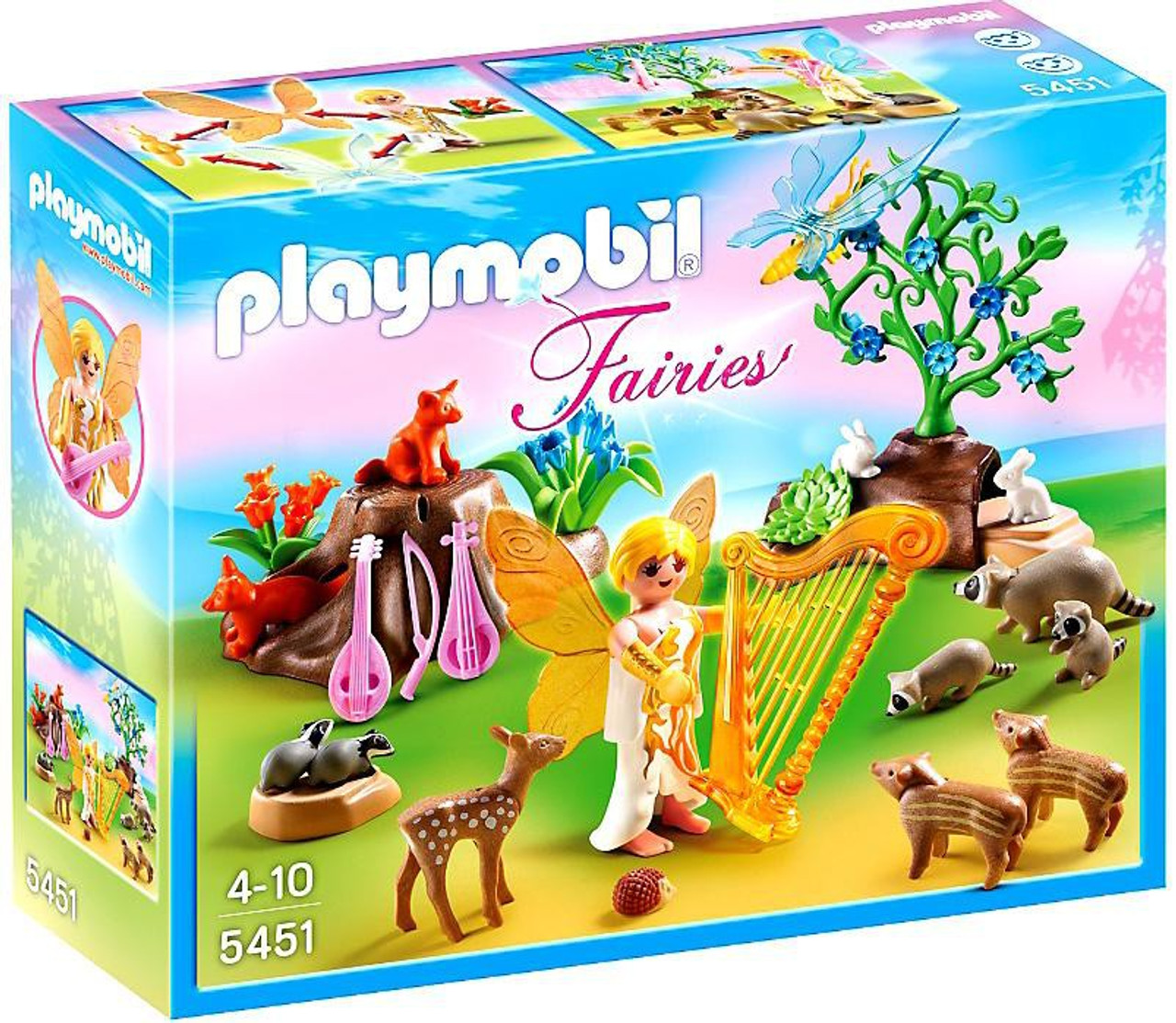 Playmobil Fairies Music Fairy with Woodland Creatures Set #5451